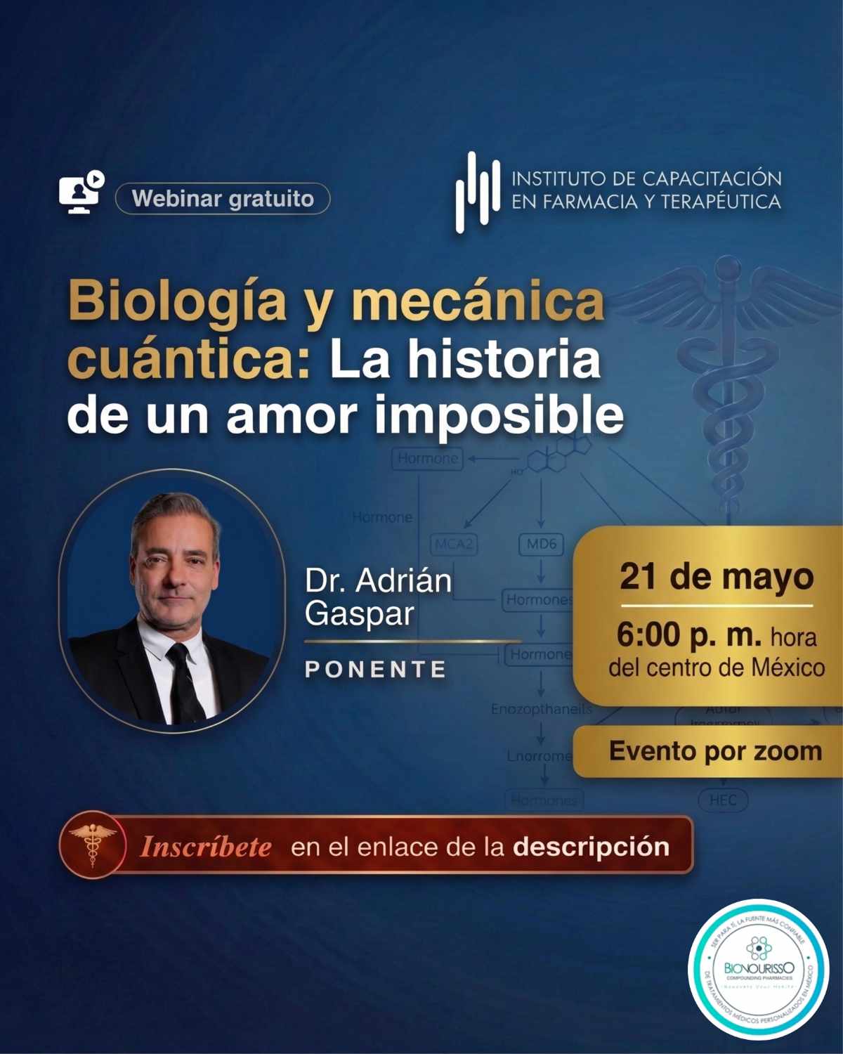 Biología y mecánica cuantica.