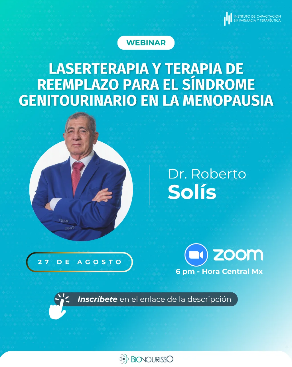 Laserterapia y terapia de reemplazo para el síndrome genitourinario en la menopausia