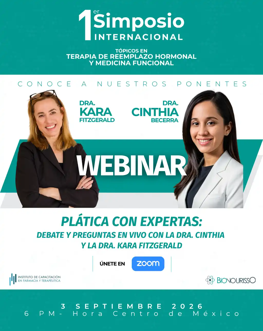 Debate y preguntas en vivo con la Dra. Cinthia y la Dra. Kara Fitzgerald